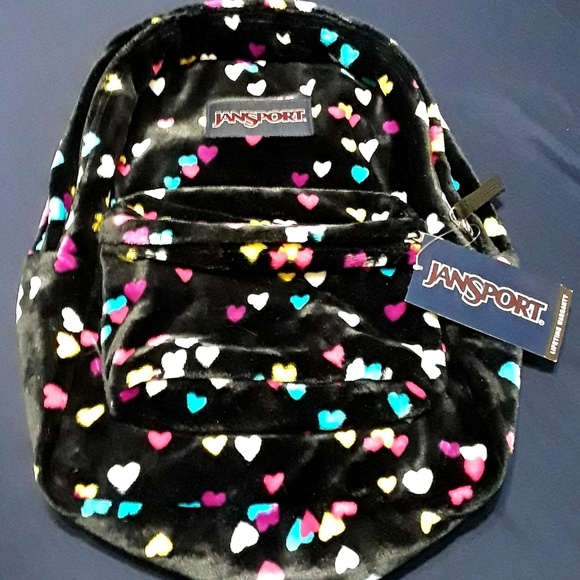 jansport heart backpack